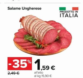 Carrefour Iper Salame ungherese offerta
