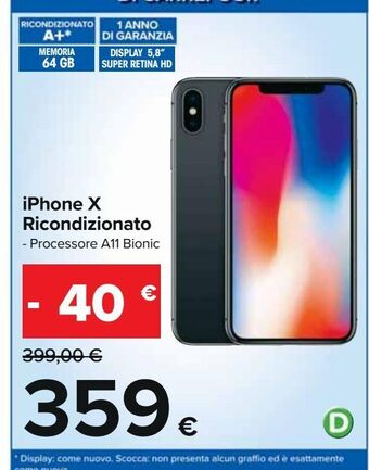 Iphone x ricondizionato