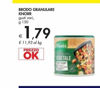 Brodo granulare knorr gusti vari g 150