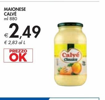 Bennet Maionese calvé ml 880 offerta