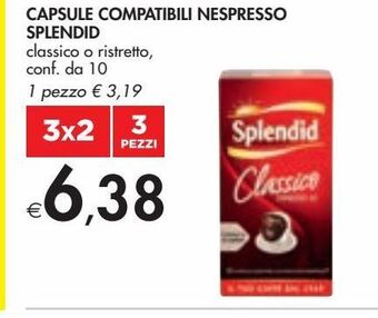 Bennet Capsule compatibili nespresso splendid classico o ristretto conf da 10 offerta