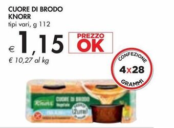Bennet Cuore di brodo knorr tipi vari g 112 offerta
