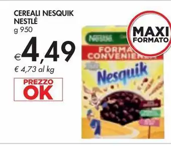 Bennet Cereali nesquik nestle g 950 offerta