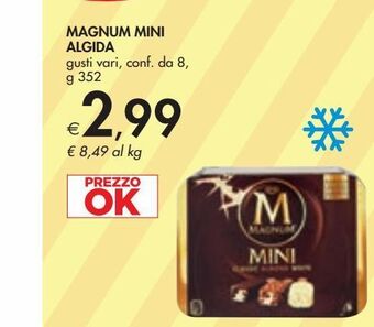 Bennet Magnum mini algida gusti vari conf da 8 g 352 offerta