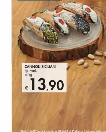 Cannolo siciliano tipi vari al kg