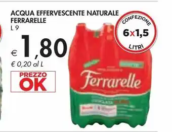 Bennet Acqua effervescente naturale ferrarelle l 9 offerta