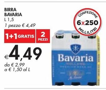 Bennet Birra bavaria l 1.5 offerta