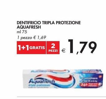Bennet Dentifricio tripla protezione aquafresh ml 75 offerta