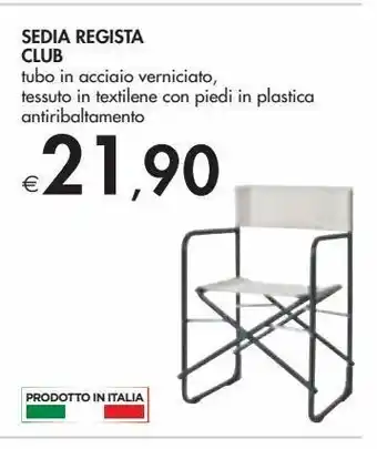 Bennet Sedia regista club offerta