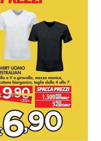 Bennet T-shirt uomo australian offerta