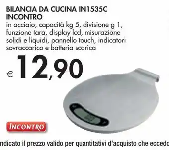 Bennet Bilancia da cucina in535c incontro offerta