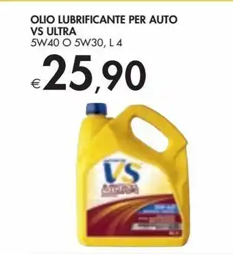 Bennet Olio lubrificante per auto vs ultra offerta