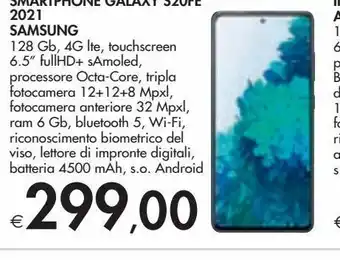 Bennet Smartphone galaxy s20fe 2021 samsung offerta