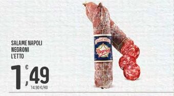 Salame napoli negroni