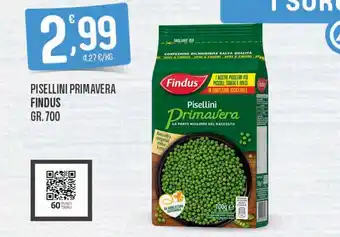 Eurospar Piselli primavera findus gr 700 offerta