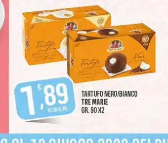 Eurospar Tartufo nero / bianco tre marie gr 90 x 2 offerta