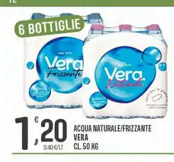 Eurospar Acqua naturale / frizzante vera cl 50 x6 offerta