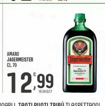 Eurospar Amaro jagermeister cl 70 offerta