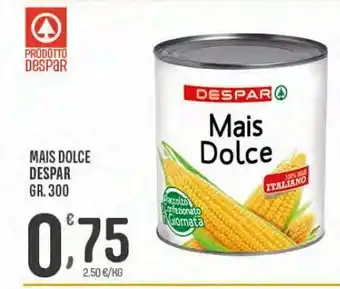 Eurospar Mais dolce despar gr 300 offerta