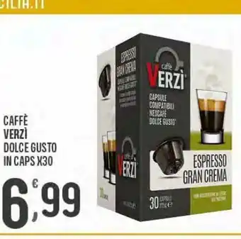 Eurospar Caffè verzi dolce gusto in caps x 30 offerta