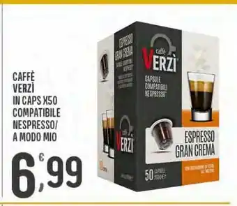 Eurospar Caffè verzi in caps x 50 compatibile nespresso a modo mio offerta