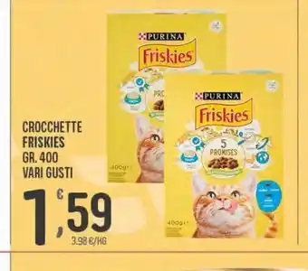 Eurospar Croccantini per gatti friskies gr 400 offerta