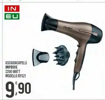Eurospar Asciugacapelli improve 220 wat modello ry521 offerta