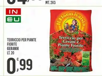 Eurospar Terriccio per piante fiorite geranix lt 20 offerta