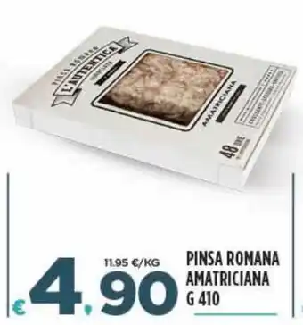 Pinsa romana amatriciana