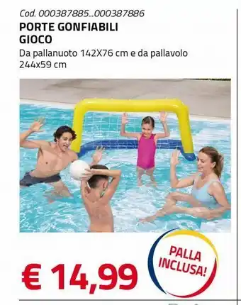 Porte gonfiabili gioco