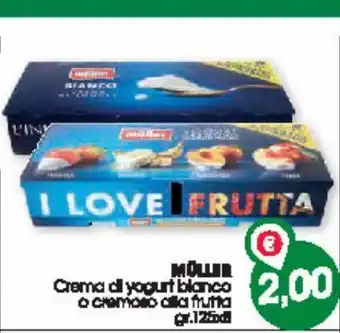 Despar Muller crema di yogurt blanco o cremoso alla frutta offerta
