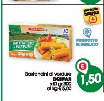 Despar Bastoncini di verdure despar offerta