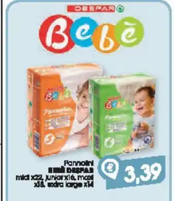 Despar Pannolini bebè despar offerta