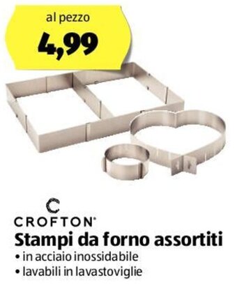 ALDI Crofton Stampi da forno assortiti offerta