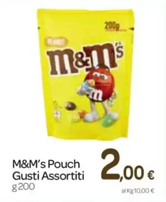 Carrefour Express M&M's Peanut Gusti Assortiti 200g offerta