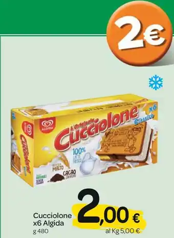 Carrefour Express Algida Cucciolone x6 480g offerta
