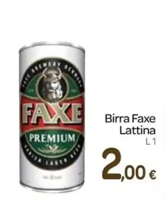 Carrefour Express Faxe Birra Lattina 1L offerta