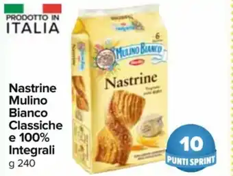 Carrefour Express Mulino Bianco Nastrine Classiche 100% Integrali 240g offerta