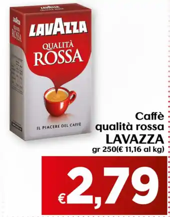 Maxi Supermercati Lavazza Caffè Qualità Rossa 250gr offerta
