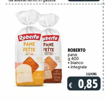 Deco Superstore Roberto pane g 400 bianco integrale offerta