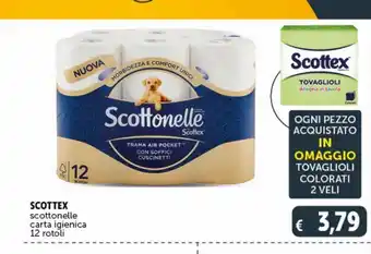 Deco Superstore Scottex scottonelle carta igienica 12 rotoli offerta