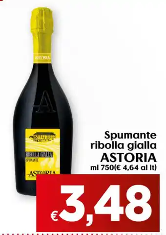 Maxi Supermercati Astoria Spumante Ribolla Gialla 750ml offerta