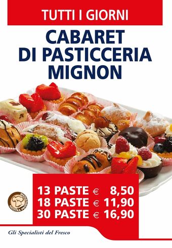 Il Gigante Cabaret di pasticceria mignon - 13 paste offerta