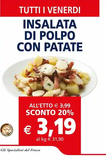 Insalata di polpo con patate l'etto