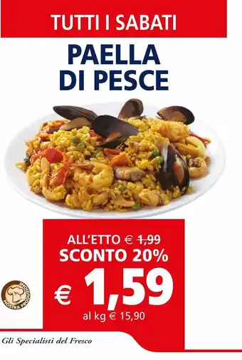 Paella di pesce