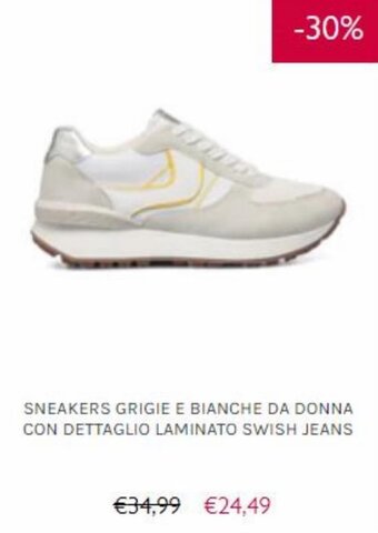 Sneakers grigie e bianche da donna offerta di PittaRosso