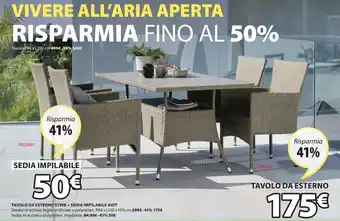 JYSK Tavolo da Esterno Strib P84 x L150 x H74 cm offerta