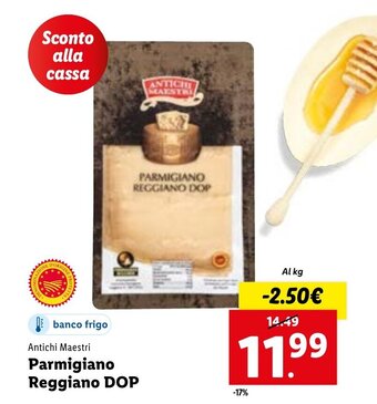 Lidl Antichi Maestri Parmigiano Reggiano DOP offerta