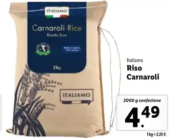 Lidl Italiamo Riso Carnaroli 2000 g offerta