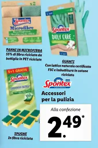 Lidl Spontex Accessori per la pulizia offerta